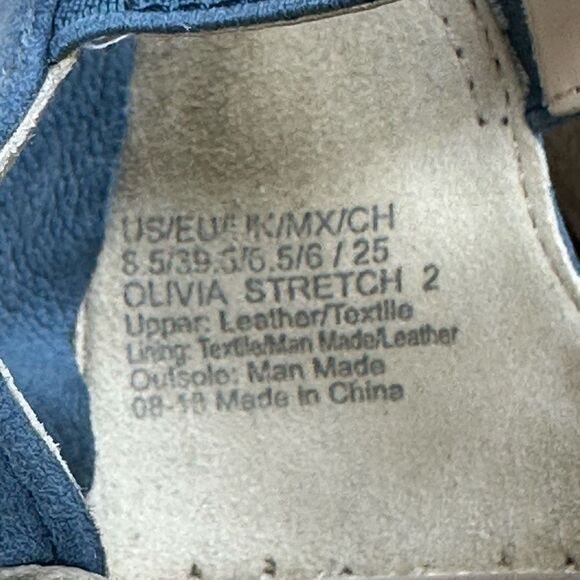 Kenneth Cole~Women’s~Olivia Sandals Wedge Blue Suede~Size 8.5 - Picture 10 of 10